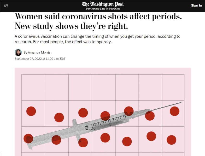 Covid-19 Vaccines Affected Women's Menstrual Cycle